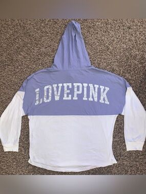 PINK Victoria's Secret Lightweight Purple Pullover Hoodie